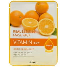 Тканевая маска с витаминами  ПРОТИВ МОРЩИН Juno Real Essence Mask Pack Vitamin, 25 мл