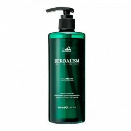 Успокаивающий шампунь с экстрактами 7 трав Гербализм Lador Herbalism Shampoo, 400 мл