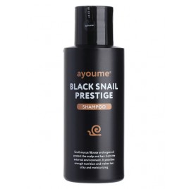 Защитный шампунь с муцином чёрной улитки ПИТАНИЕ/ВОССТАНОВЛЕНИЕ Ayoume Black Snail Prestige Shampoo, 100мл до 08.2022