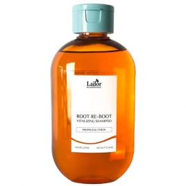Шампунь для сухой кожи головы с прополисом и цитроном Lador Root Re-Boot Vitalizing Shampoo Propolis & Citron, 300мл