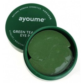 Маски-патчи для глаз от отечности с экстрактом зеленого чая и алоэ AYOUME GREEN TEA+ALOE EYE PATCH, 60шт