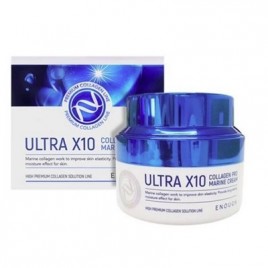 Крем коллагеновый для лица УПРУГОСТЬ ENOUGH Ultra X10 Collagen Pro Marine Cream, 50мл