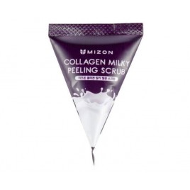 Пилинг-скраб с молочными протеинами и коллагеном MIZON Collagen Milky Peeling Scrub, 7 гр