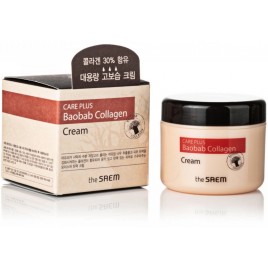 Крем коллагеновый с баобабом The Saem Care Plus Baobab Collagen Cream, 100мл