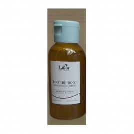 Шампунь для сухой кожи головы с прополисом и цитроном Lador Root Re-Boot Vitalizing Shampoo Propolis & Citron, 50мл